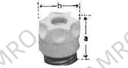 FUSE CAP FOR "D" FUSE, E-33 UP TO 63A