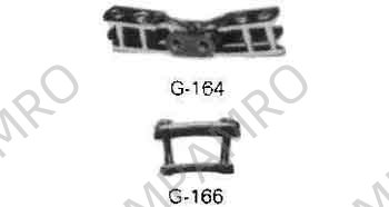 V-BELT FASTENER PERFORATED, TYPE G-166 FOR SECTION-C