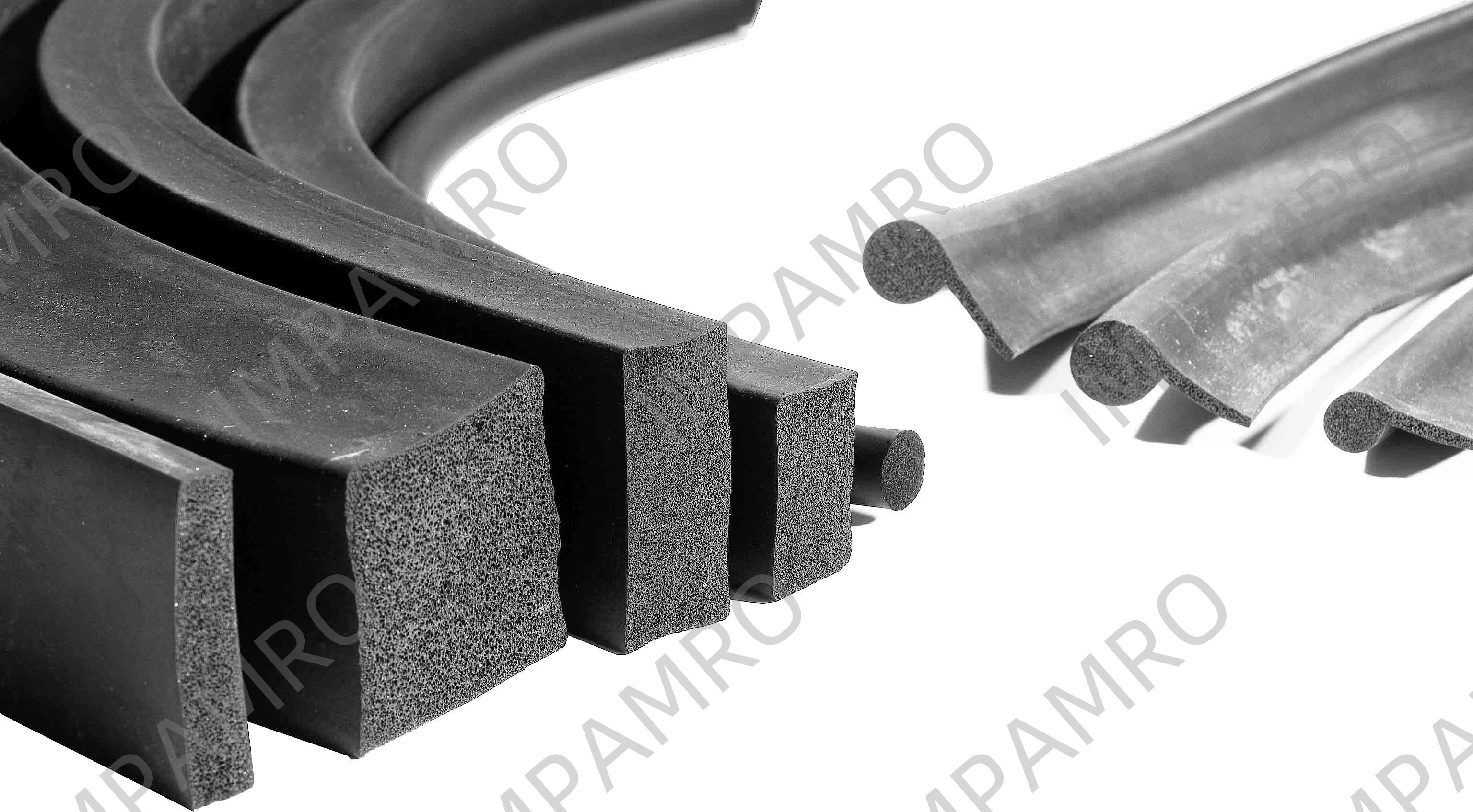 PACKING DOOR WATERTIGHT, EPDM RUBBER  15×10MM L:10MTR