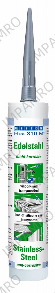 ADHESIVE ONE-COMPONET WEICON, FLEX310M STAINLESS STEEL 310ML