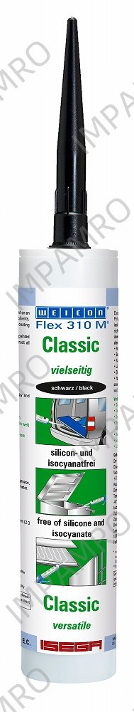 ADHESIVE ONE-COMPONET WEICON, FLEX 310 M CLASSIC BLACK 310ML