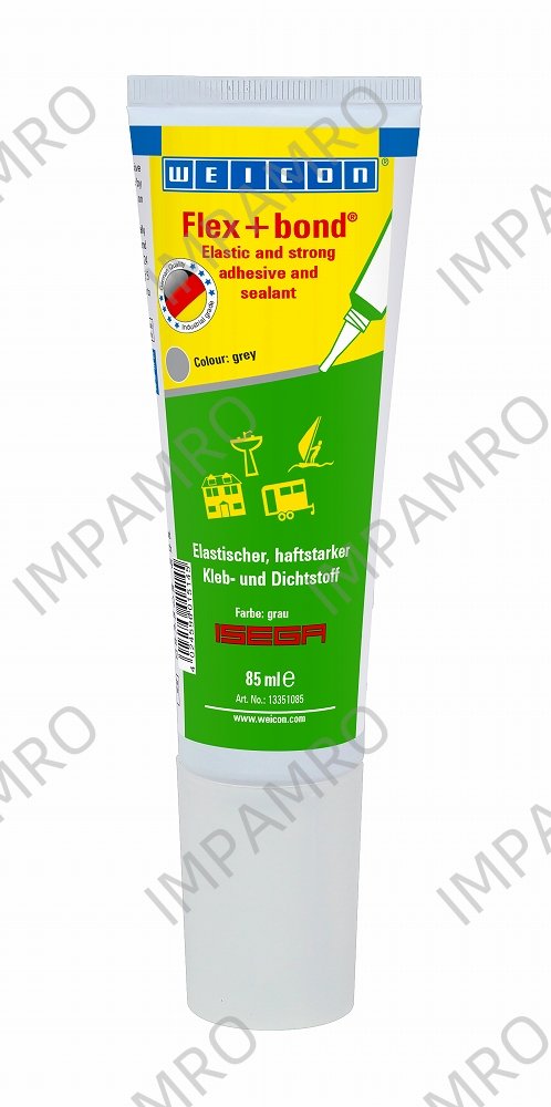 ADHESIVE ONE-COMPONET WEICON, SEALANT FLEX + BOND GREY 85ML