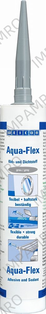 ADHESIVE ONE-COMPONET WEICON, AQUA-FLEX GREY 310ML