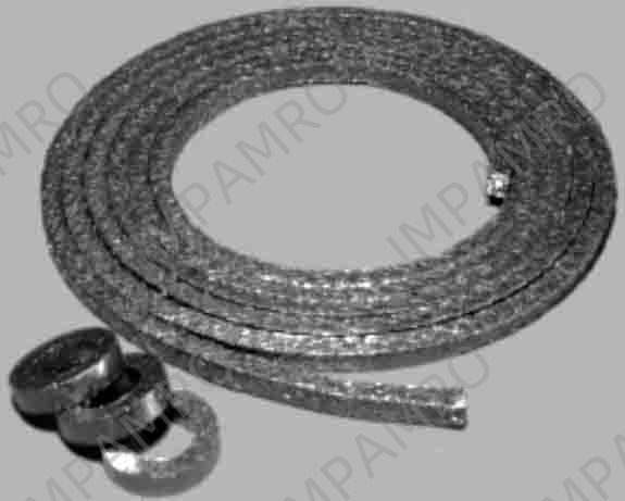 PACKING BRAID EXPAND GRAPHITE, VALQUA VFX-15 25MMX3MTR