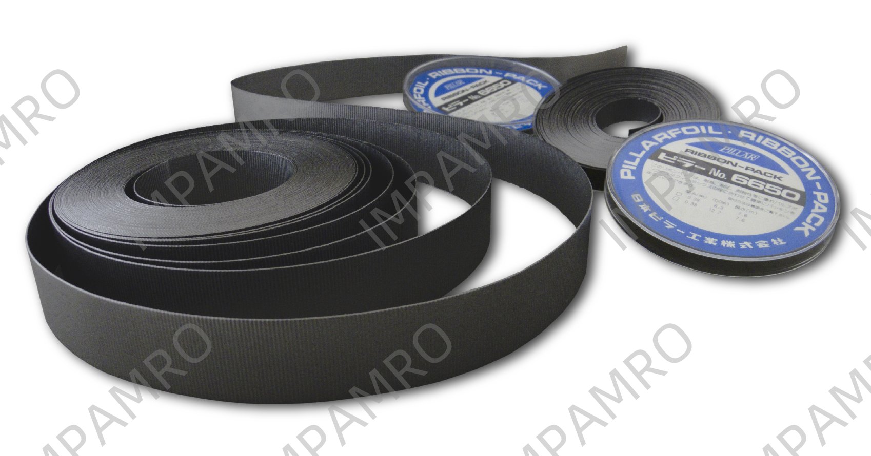 PACKING RIBBON ALL GRAPHITE, NO.6650 0.38X25.4MMX15.2MTR