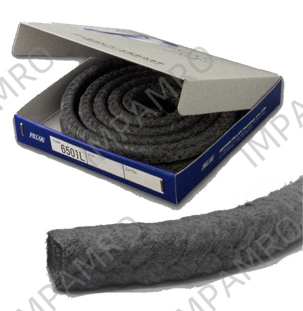 PACKING UNIVERSAL CARBONIZED, FIBER PILRNO.6501L 10MMX3MTR