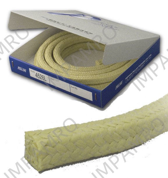 PACKING ARAMID FIBRE NO.4526L, ASBESTOS FREE 22.0MMX3MTR