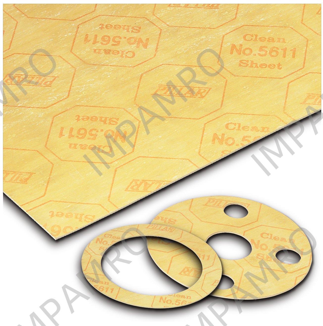 JOINT SHT GASKET PILLAR #5611, NON-ASBESTOS 2.0X1200X3810MM