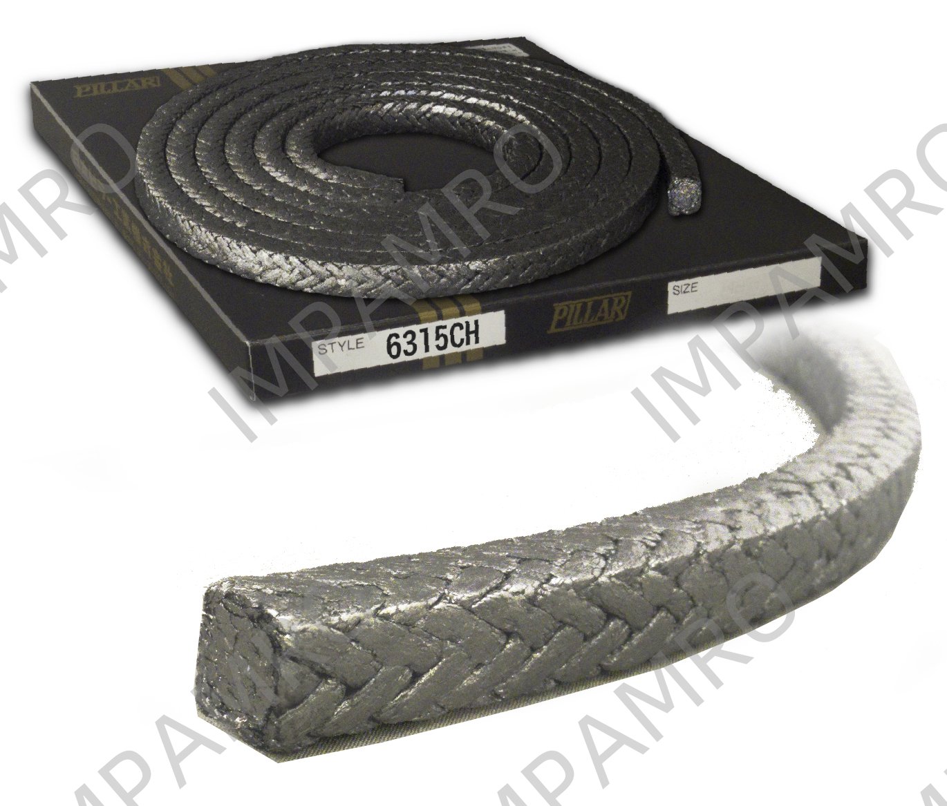 811374 PACKING PILLARFOIL BRAIDED, PILLAR NO.6315CH 24MMX3MTR