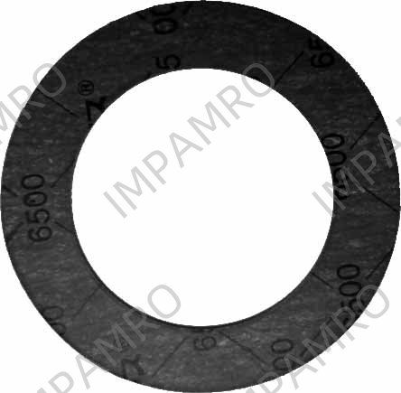811866 GASKET FLANGE RUBBER V6500 N/A, RAISEDFACE 10KG/CM2 1.5MM 50A