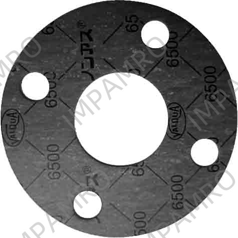 811874 GASKET FLANGE RUBBER V6500 N/A, FULL FACE 5KGF/CM2 1.5MM 32A
