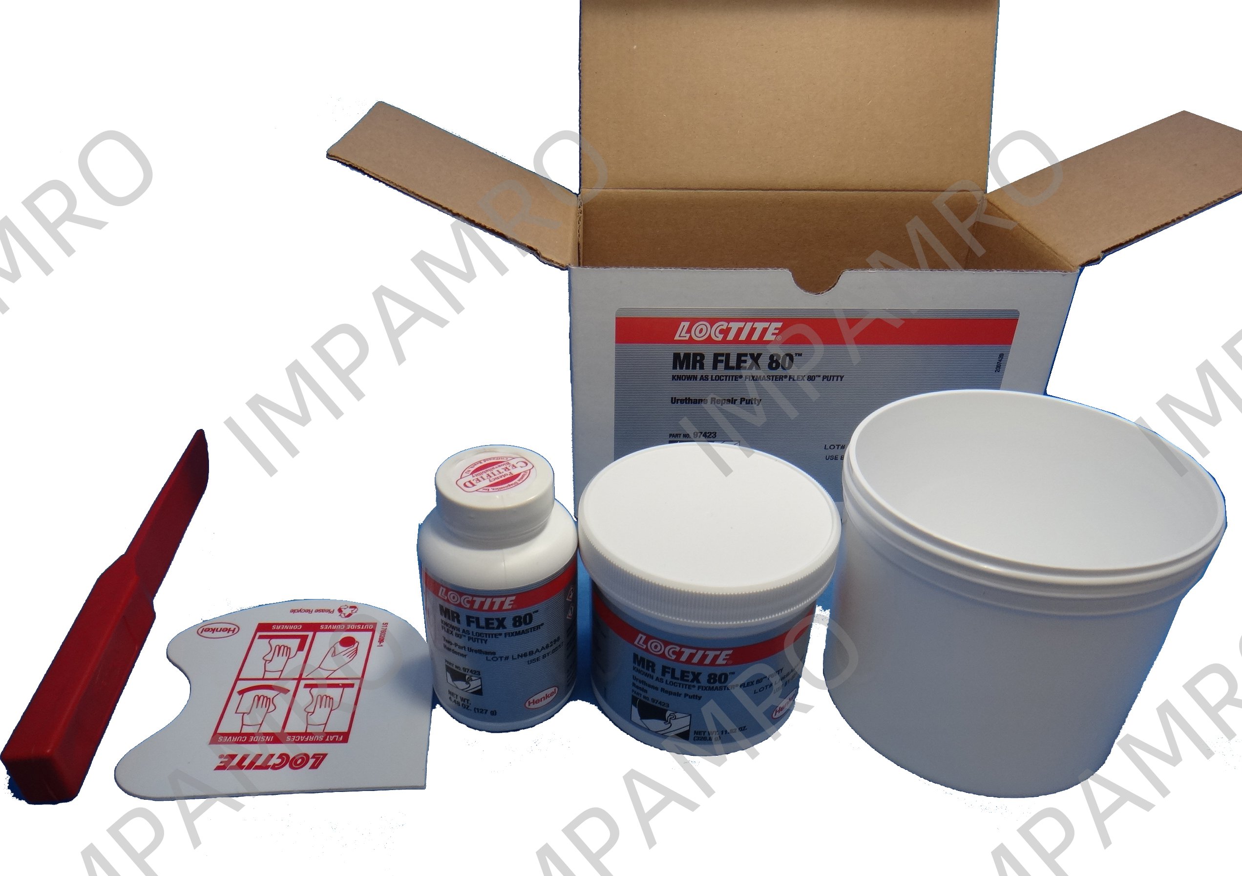 812187 BELT REPAIR&URETHANE PUTTY, LOCTITE FLEX80 BLACK 1LB
