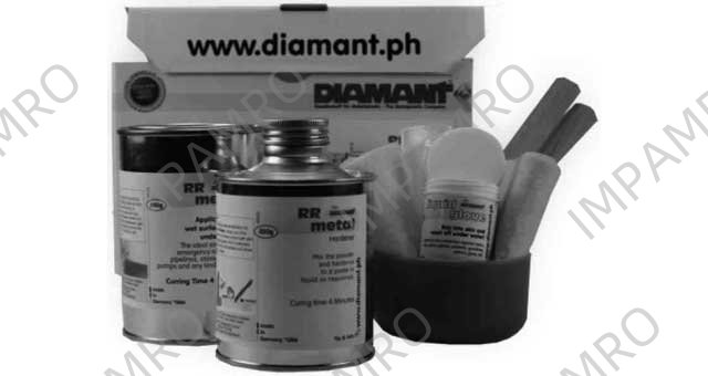 812399 EMERGENCY REPAIR PUTTY DIAMANT, PLASTICMETAL WF INDUSTRIAL 1KG