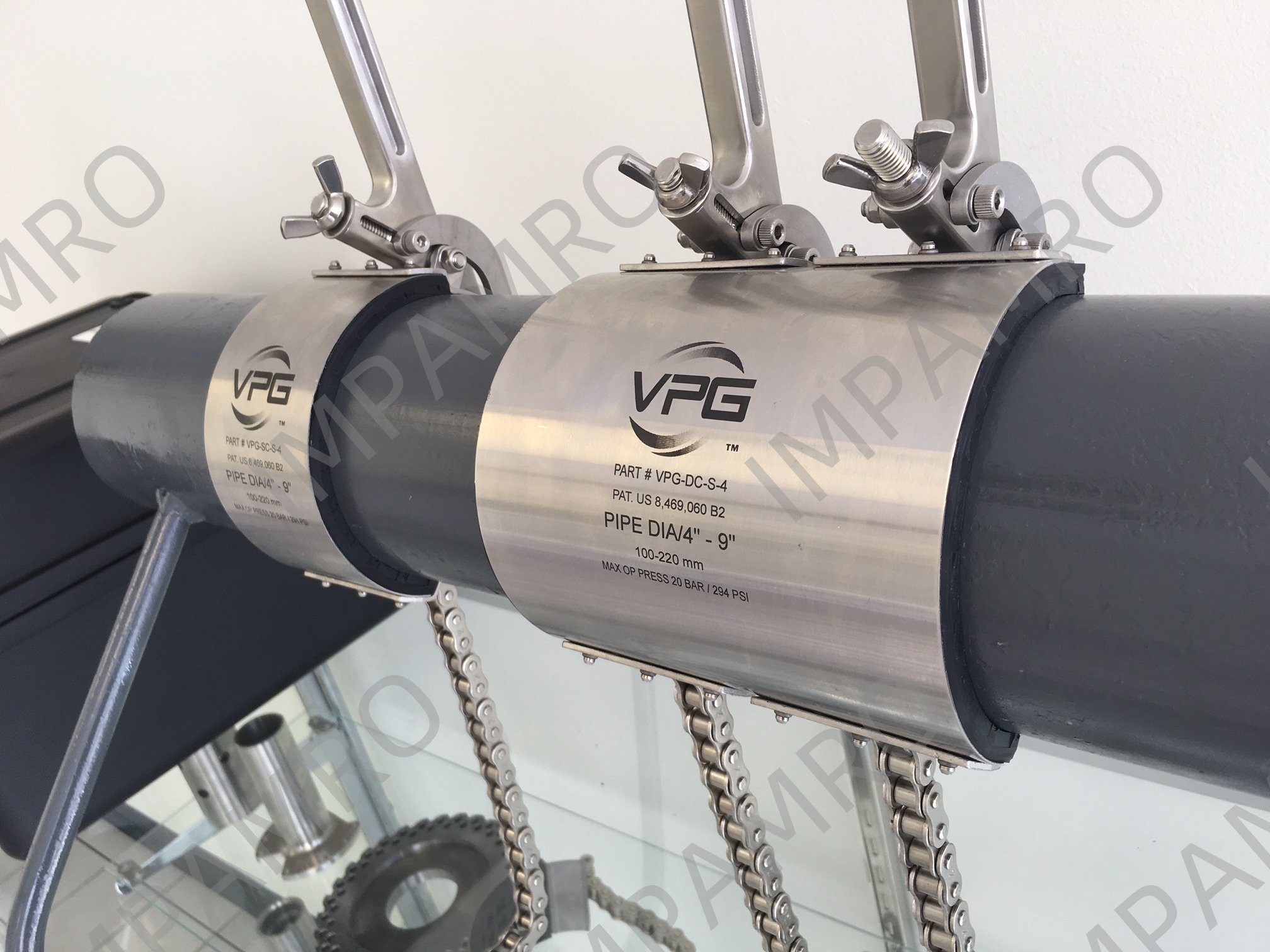 812466 PIPE REPAIR SYSTEM EMERGENCY, SINGLE CLAMP W:70MM VPG-SC-S-1