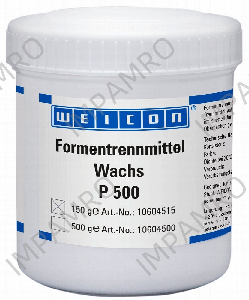 812964 MOULD RELEASE AGENT WAX, WEICON P500 150GRM