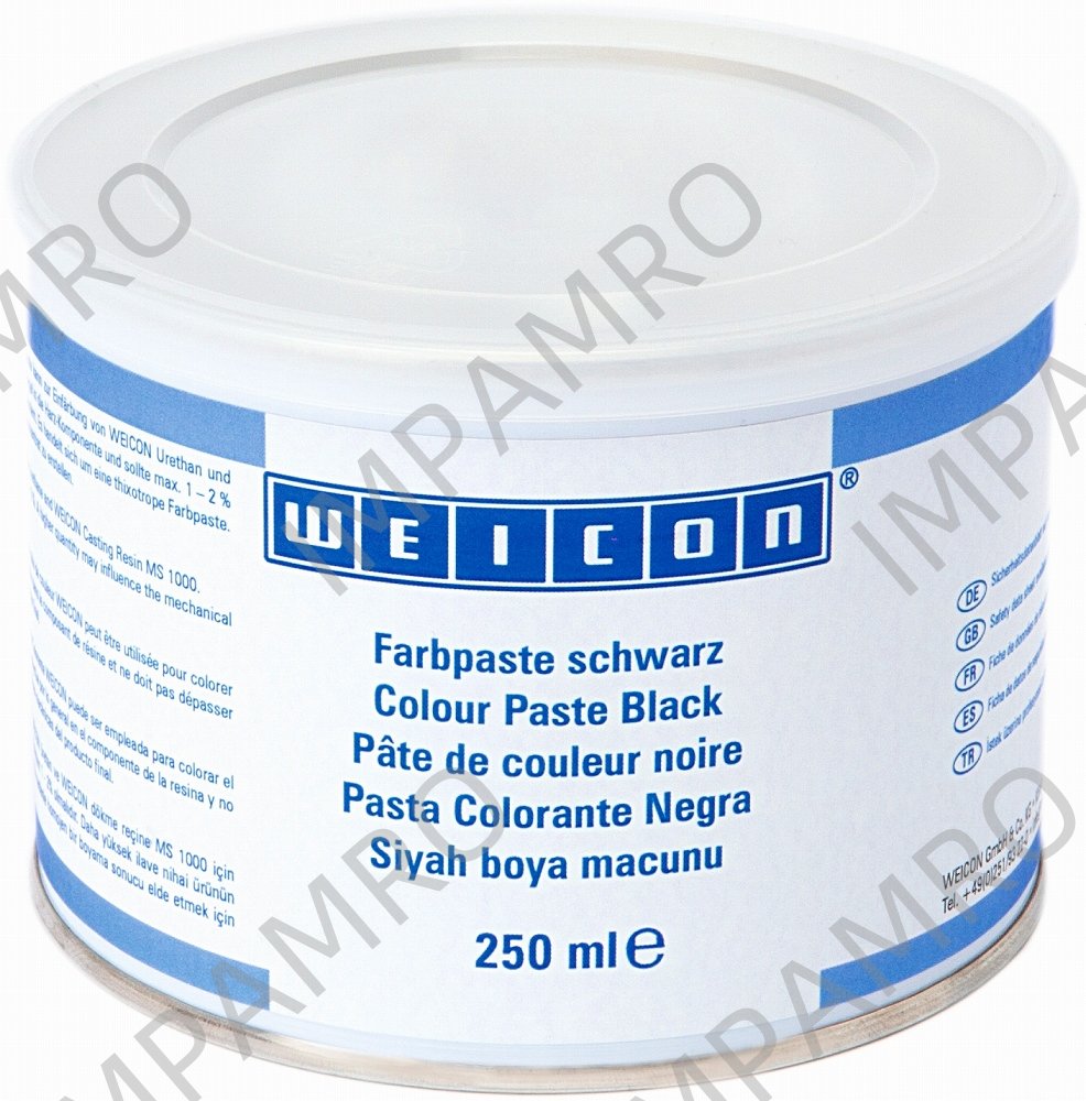 812984 COLOUR PASTE BLACK WEICON, 250G