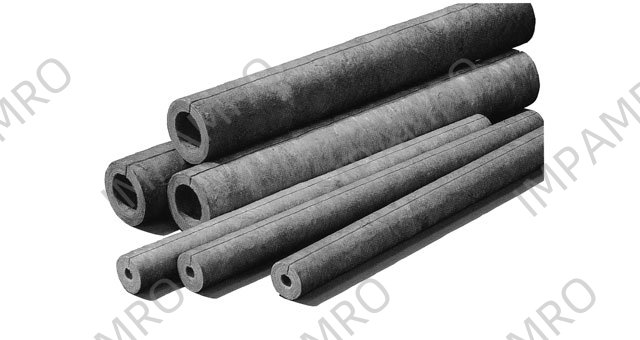 813801 PIPE HEAT INSULATION ROCK WOOL, THICK20MM 15A X 1000MM