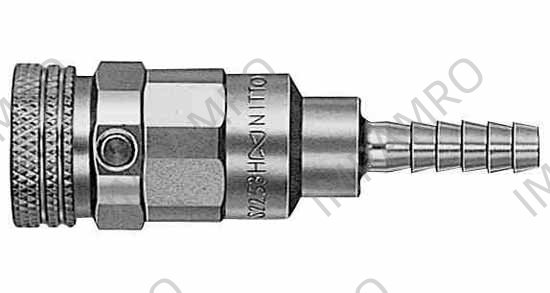 QUICK COUPLER SOCKET F/OXYGEN, 5MM ID HOSE S225SH
