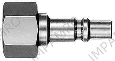 QUICK COUPLER PLUG FOR FUELGAS, FEMALE THREADEND M16X1.5 S33PF