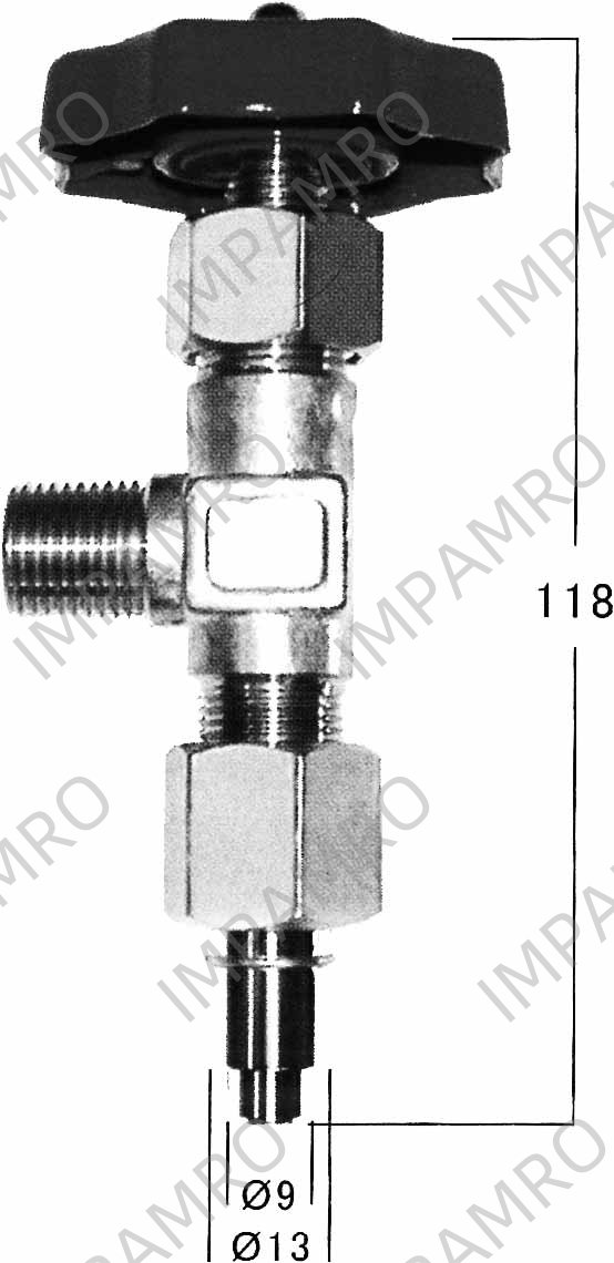 VALVE GAS OUTLET STATION AC-Y, IN: PF3/8 OUT: M16X1.5 (L)