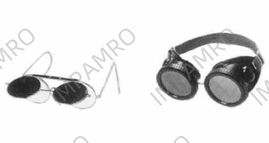 GOGGLE WELDER PLASTIC, CONTOUR-MOULD 50MM LENS DIAM