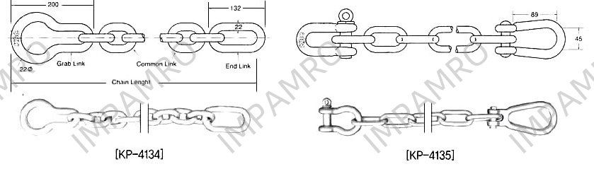 DECK LASHING CHAIN