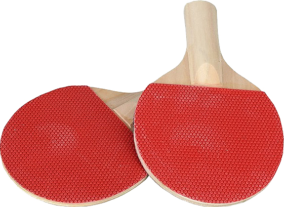 TABLE TENNIS BAT RUBBER-FACE SHAKE-HAND