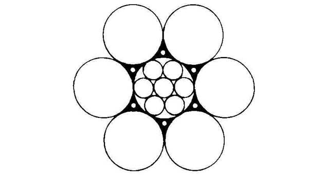 213806 - 带Del A填充物的钢丝绳，详情见进一步说明