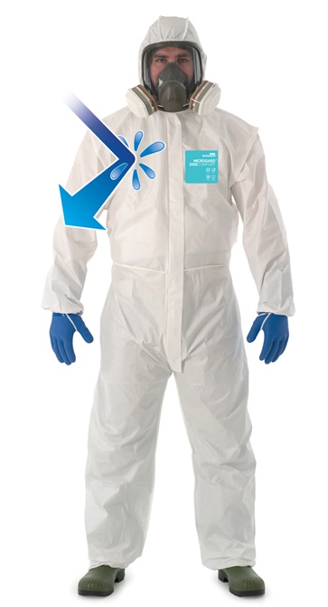 312046 - 防护工作服 PE复合材质 Microgard 2000舒适款 白色 XXXL码