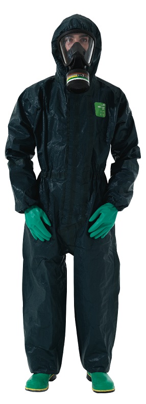 312101 - 防护工作服 多层复合面料 Microchem 4000系列 绿色 S码