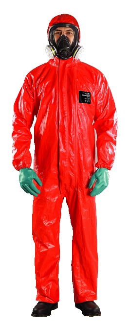 312121 - 阻燃防化工作服 Protect Microchem CFR系列 红色 S码