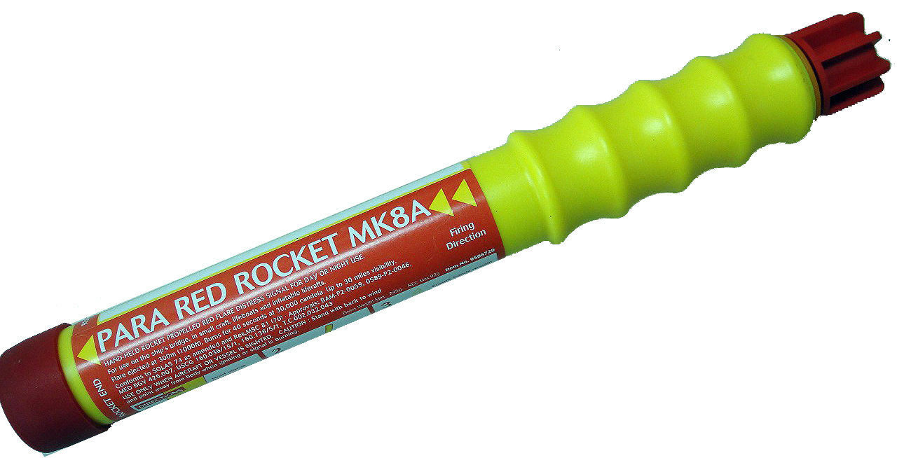 330311 - 降落伞信号弹MK8A PAINSWESSEX 9507550 SOLAS/MED认证