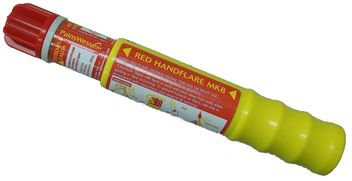 330314 - 红色手持火焰信号MK8 PAINSWESSEX 9529000 SOLAS/MED认证