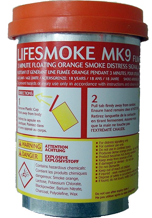 330331 - 漂浮烟雾信号救生用MK9 PAINSWESSEX SOLAS/MED
