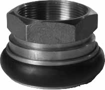 331877 - 消防水带适配器 黄铜 马奇诺，2-1/2" 内螺纹/2-1/2" 内螺纹