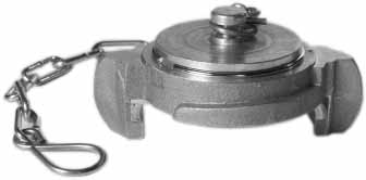 331893 - 消防水带耦合器盖 铝，中岛 2-1/2" 卡箍尺寸 91MM