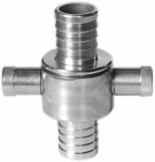 333231 - 即插即用式软管耦合器，铝制法兰端 2-1/2英寸 软管端 38mm