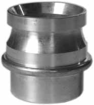 333242 - 过渡接头（外螺纹）即插即用式，铝制 2-1/2" × 2-1/2" BSP 内螺纹