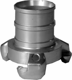 333271 - 铝制软管耦合器 巴塞罗那型，DN45 法兰端 62mm / 软管端 45mm