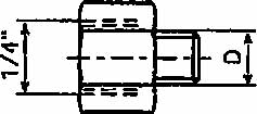 451163 - 变径接头 M12 1027，适用于自动润滑脂分配器