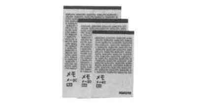 MEMORANDUM PAD B-6 177X125MM