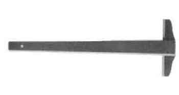 471556 - 丁字尺 单面白色 塑料 450MM