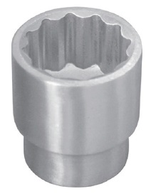 616864 - 12角套筒扳手 不锈钢 12.7毫米方头×30毫米(1-3/16英寸)