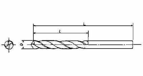 DRILL H.S.S. STRAIGHT SHANK, TWIST 0.6MM