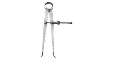 CALIPER INSIDE WITH SPRING, 200MM