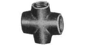 732162 - 十字接头 黄铜 1/4"