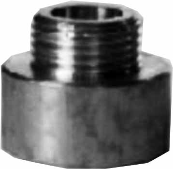 732376 - 异径内外螺纹接头 黄铜 1/2"BSP阴×3/8"BSP阳
