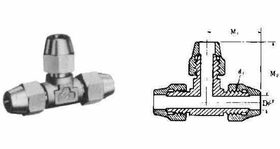 733779 - 扩口三通 黄铜 5/8"