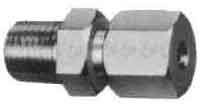 734007 - 非扩口阳接头 黄铜 10mm×PT3/8