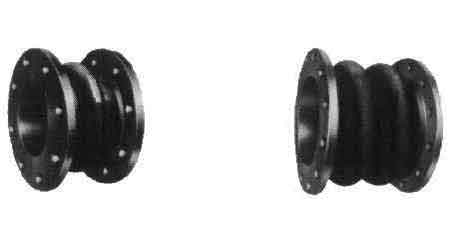 735107 - 橡胶法兰伸缩接头 单拱型管段式 10KG压力等级 175mm
